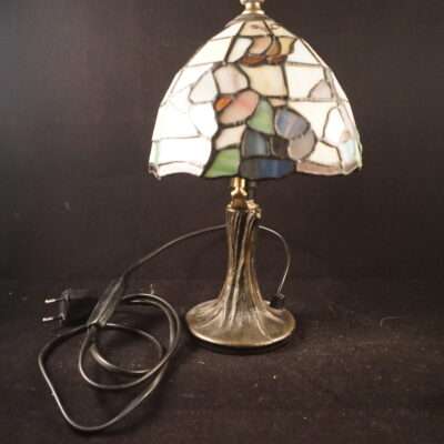 Tiffany-stijl Tafellamp met Boomstam-voet (30 cm)