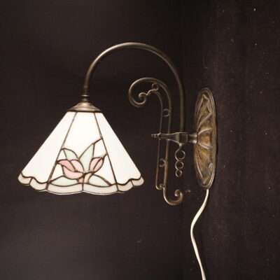 Vintage Art Nouveau Wandlamp – Tiffany Stijl (Ø 20 cm)